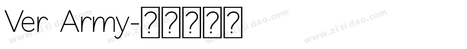 Ver Army字体转换